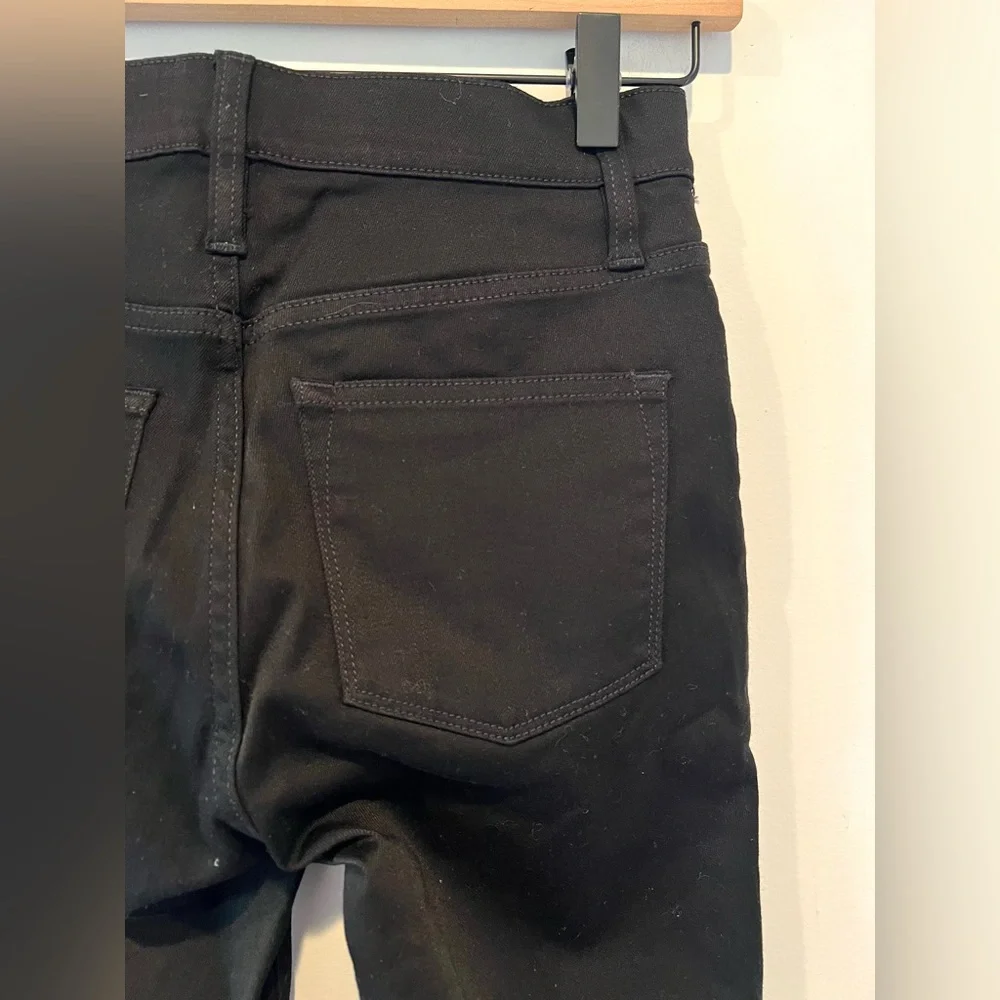 NWT J Crew toothpick‎ black skinny jeans 9” high rise stretch denim size 26